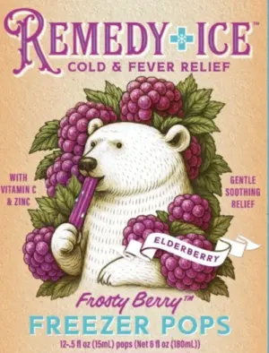 Remedy Ice for Cold & Fever (12 Pops)